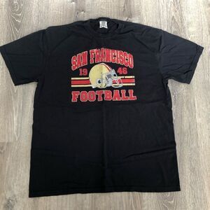 Comfort Colors San Francisco Football Mens Graphic Short Sleeve Shirt Size XL